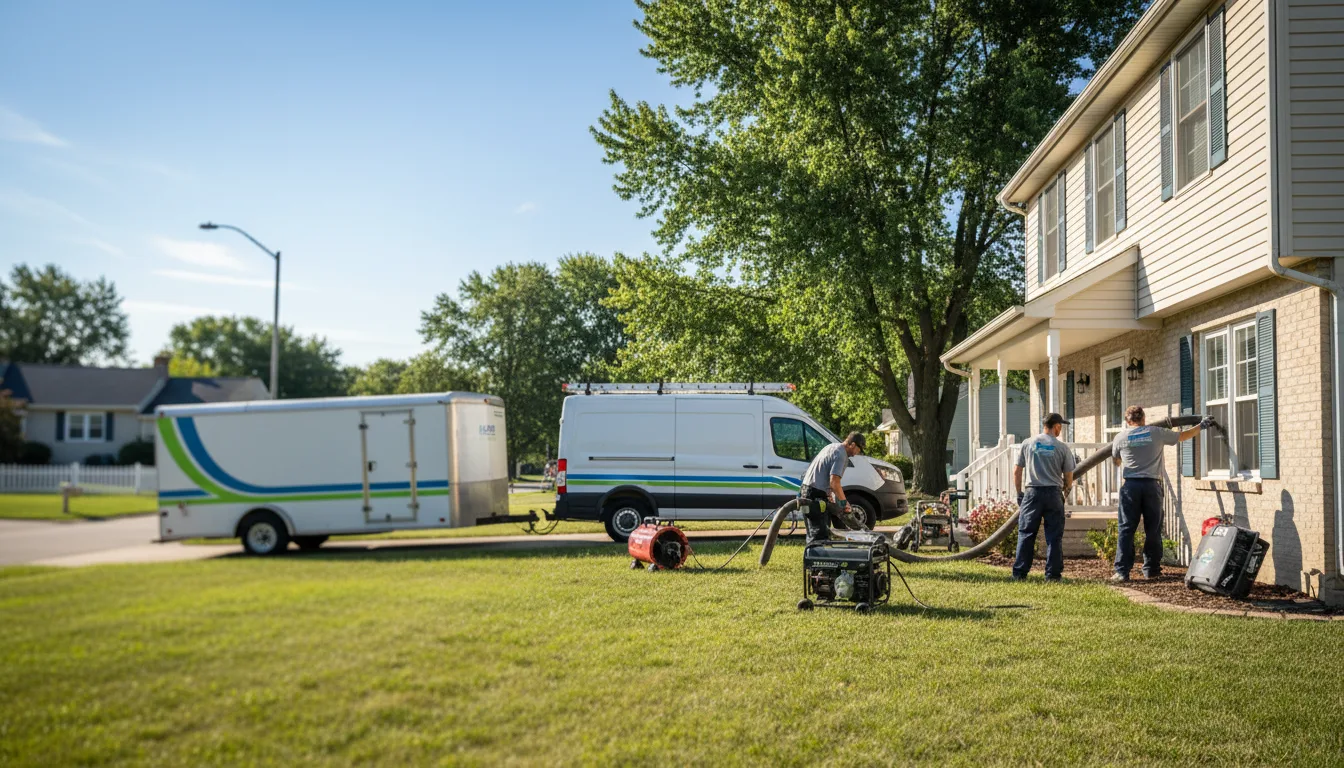 Flooded Basement Restoration And Cleanup With Repair in Chesterland, OH near me